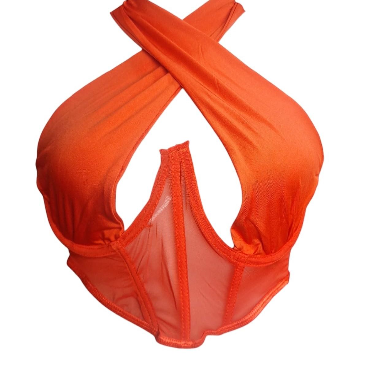 GARSIL - Crop Top Corto Para Mujer Sin Mangas Con Agarre En Cuello