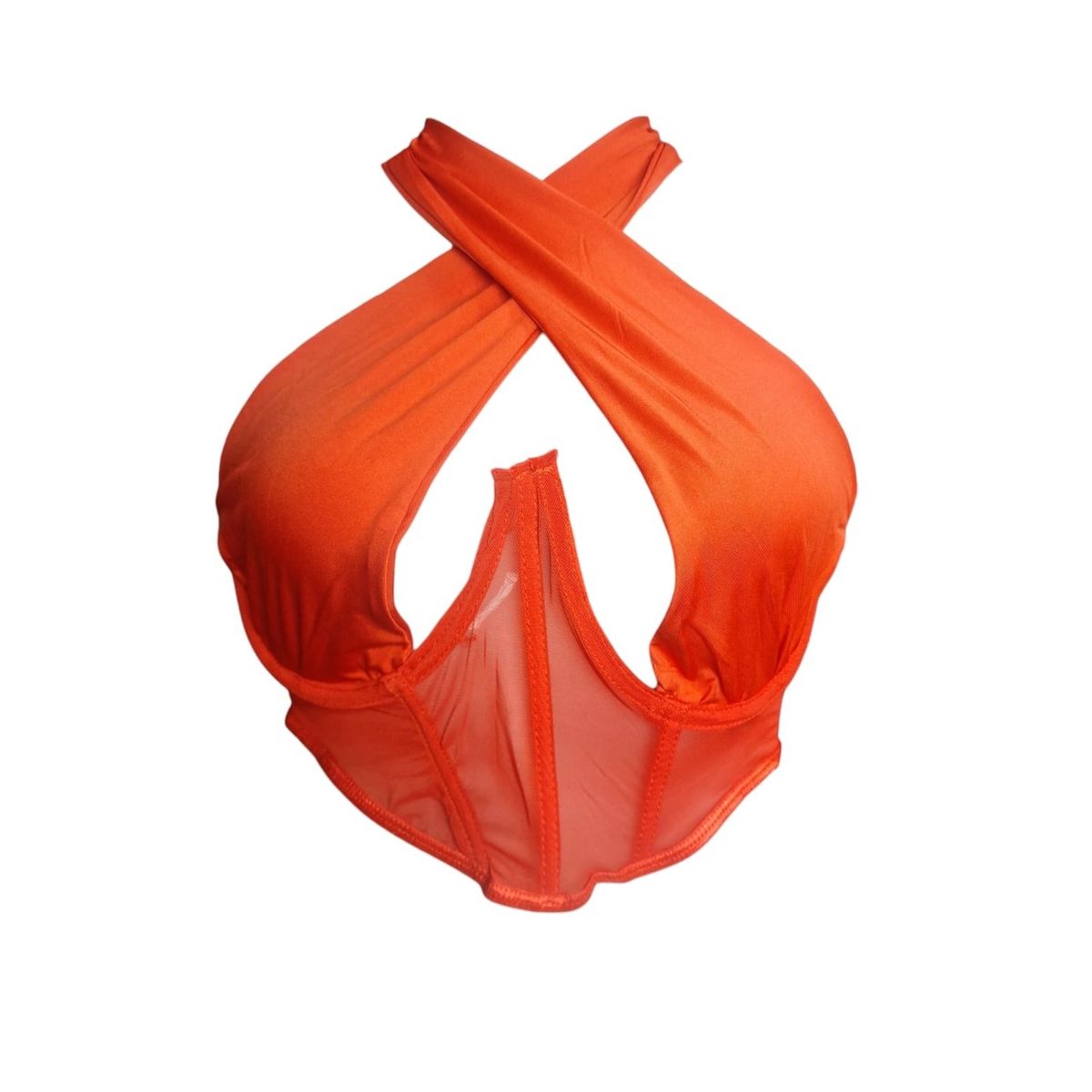 GARSIL - Crop Top Corto Para Mujer Sin Mangas Con Agarre En Cuello