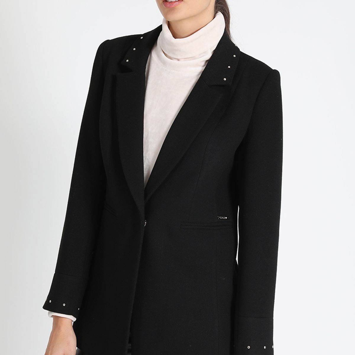 LIOLA - Blazer Largo Muflón Negro Liola