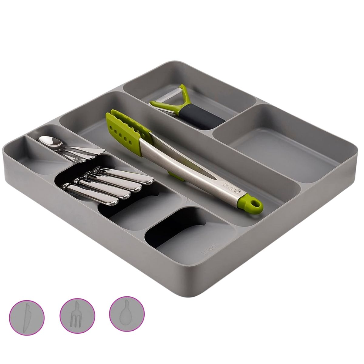 GENERICO - Organizador Utensilios Cocina Porta Cubiertos Porta Servicio