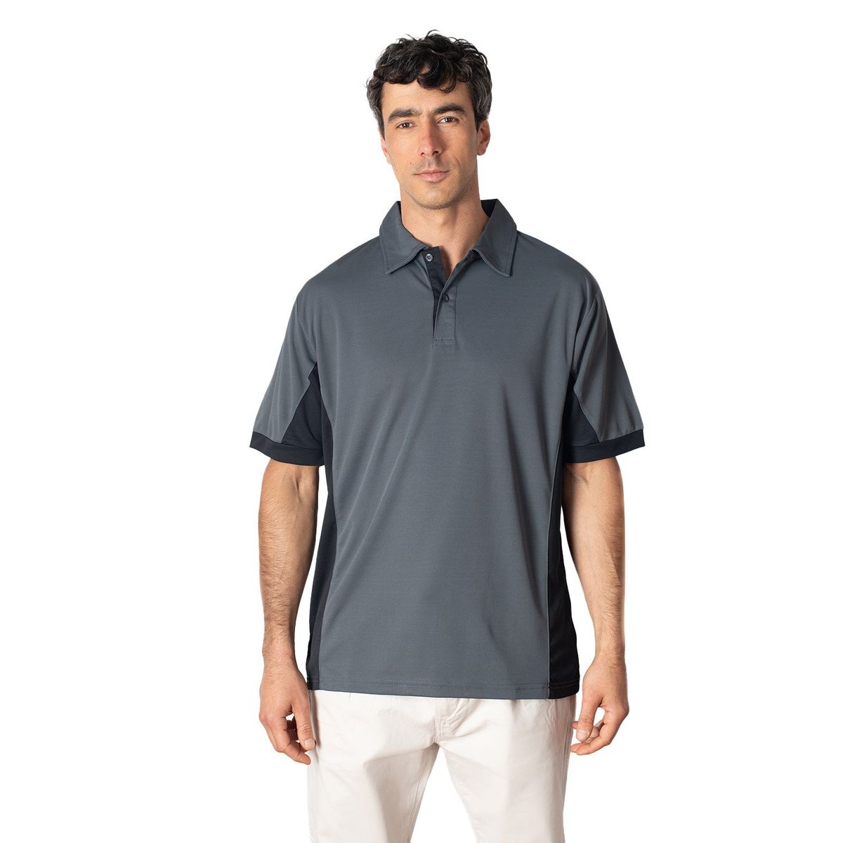 INDUSBORD - Polera hombre manga corta Dryfit Bitono Indusbord