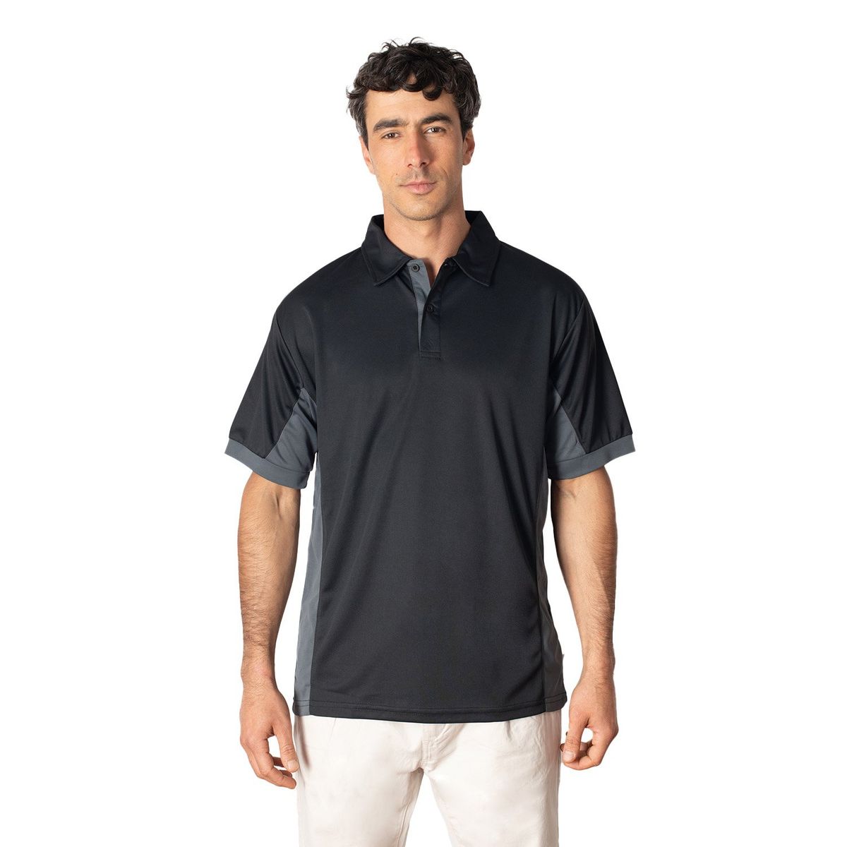 INDUSBORD - Polera hombre manga corta Dryfit Bitono Indusbord