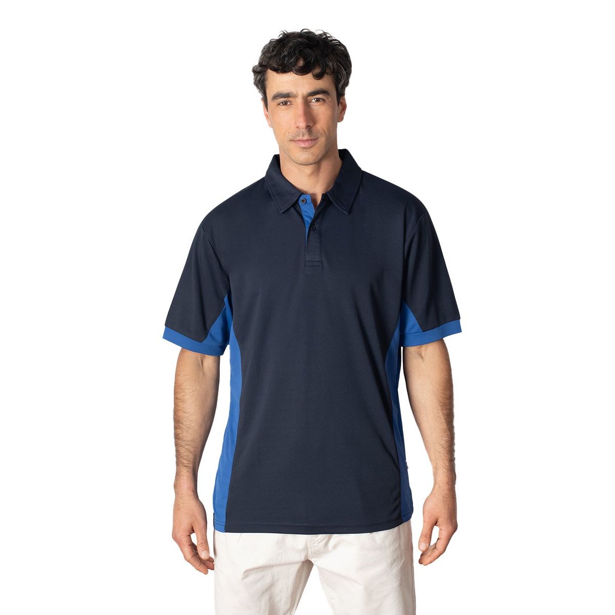 INDUSBORD - Polera hombre manga corta Dryfit Bitono Indusbord