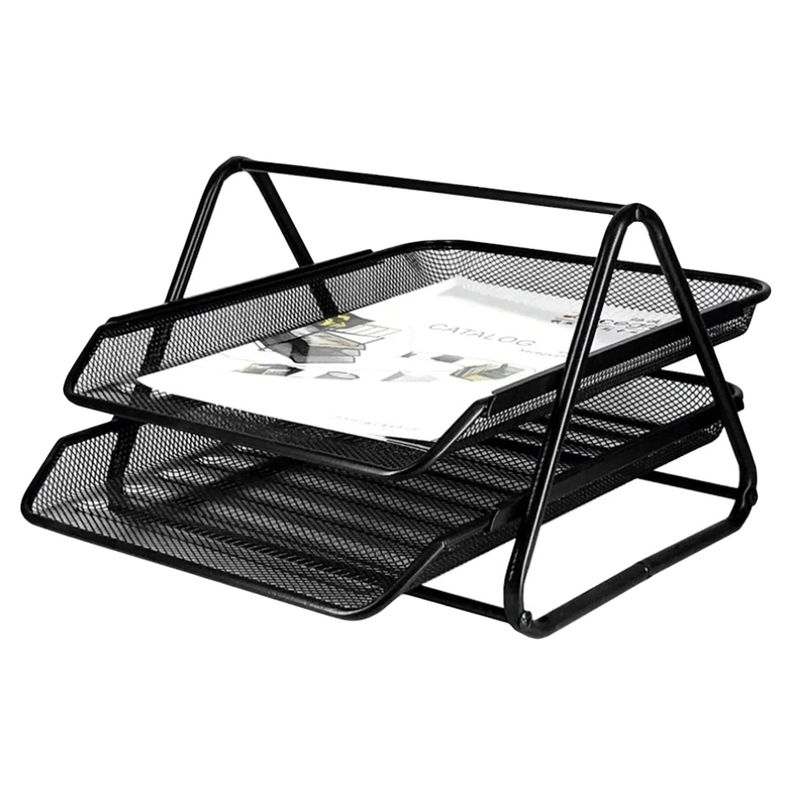 GENERICO - Bandeja Organizador Escritorio Para Archivos 2 Niéveles