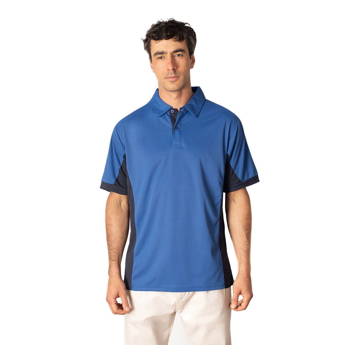 INDUSBORD - Polera hombre manga corta Dryfit Bitono Indusbord