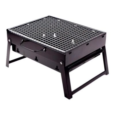 Mini Parrillera Plegable Portatil De Carbon