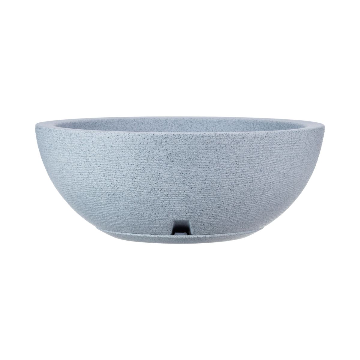FLORIDIS - MACETERO FLORIDIS GRIS CLARO BOWL 19CM ALTO CON PLATO