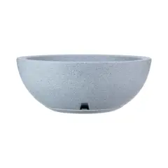 FLORIDIS - MACETERO GRIS CLARO BOWL 19CM ALTO CON PLATO