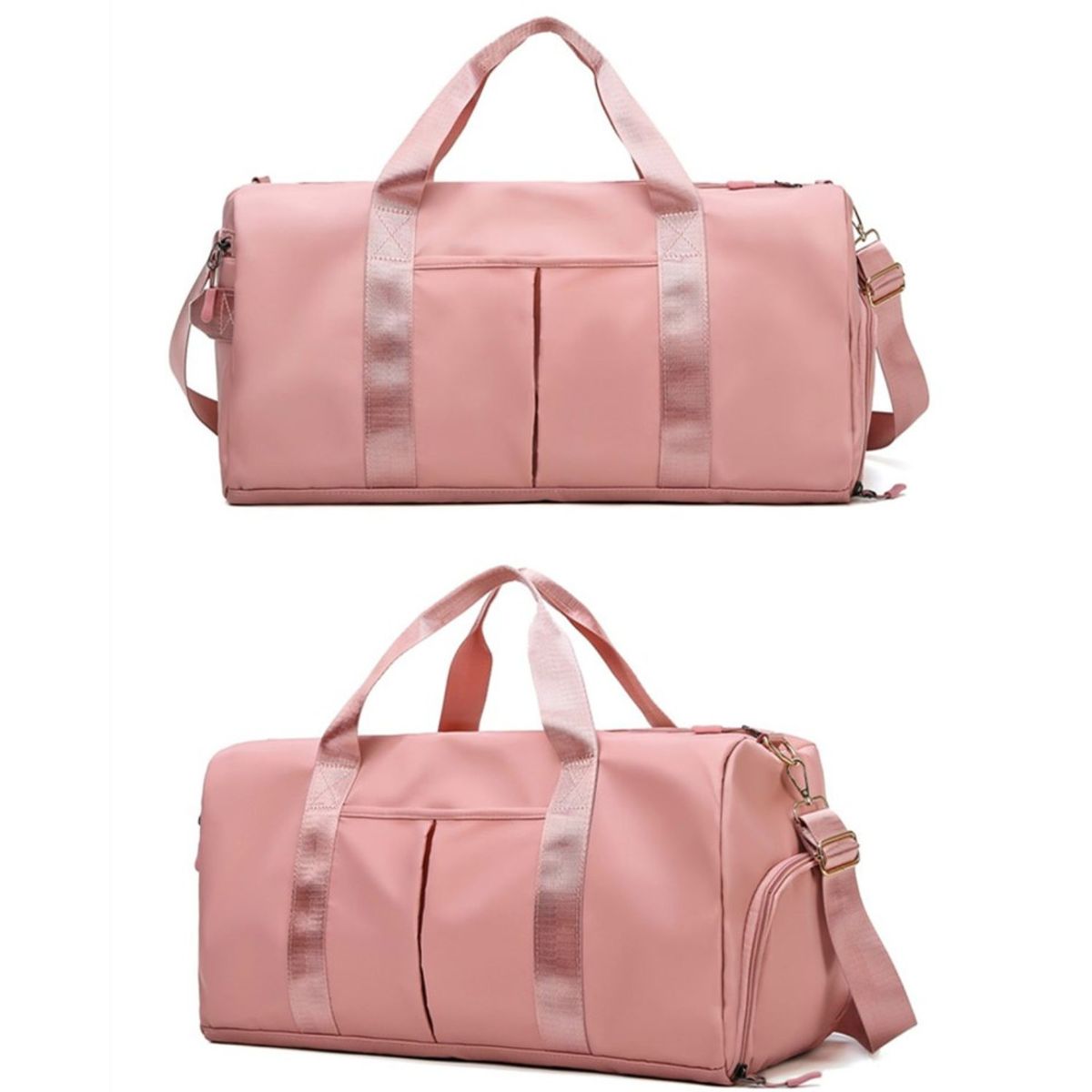 IMPORTCLICK - Bolso Duffel Viaje Deportivo Gimnasio Fitness 35L Rosado