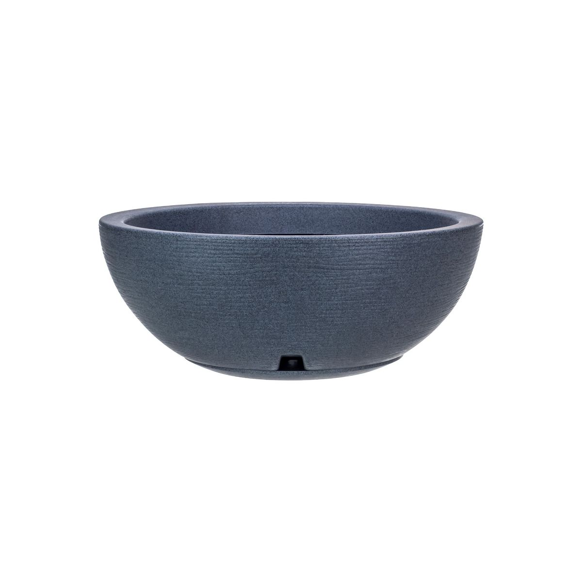 FLORIDIS - MACETERO FLORIDIS GRAFITO BOWL 19CM ALTO CON PLATO