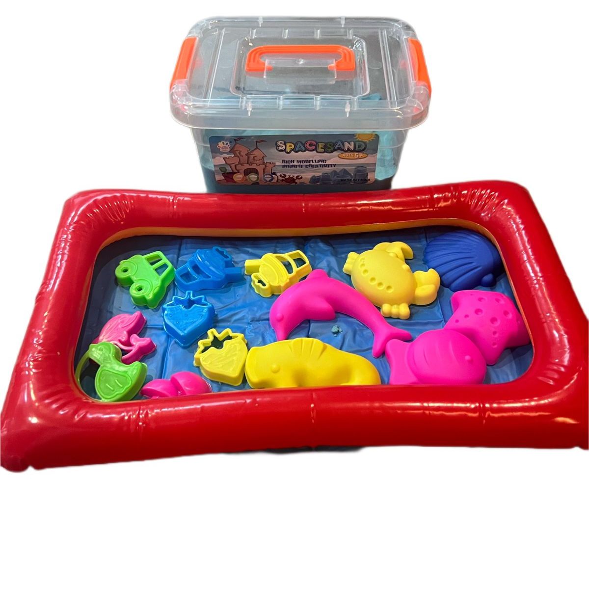 GENERICO - Arena Magica Por Kilo + 11 Accesorios + piscina