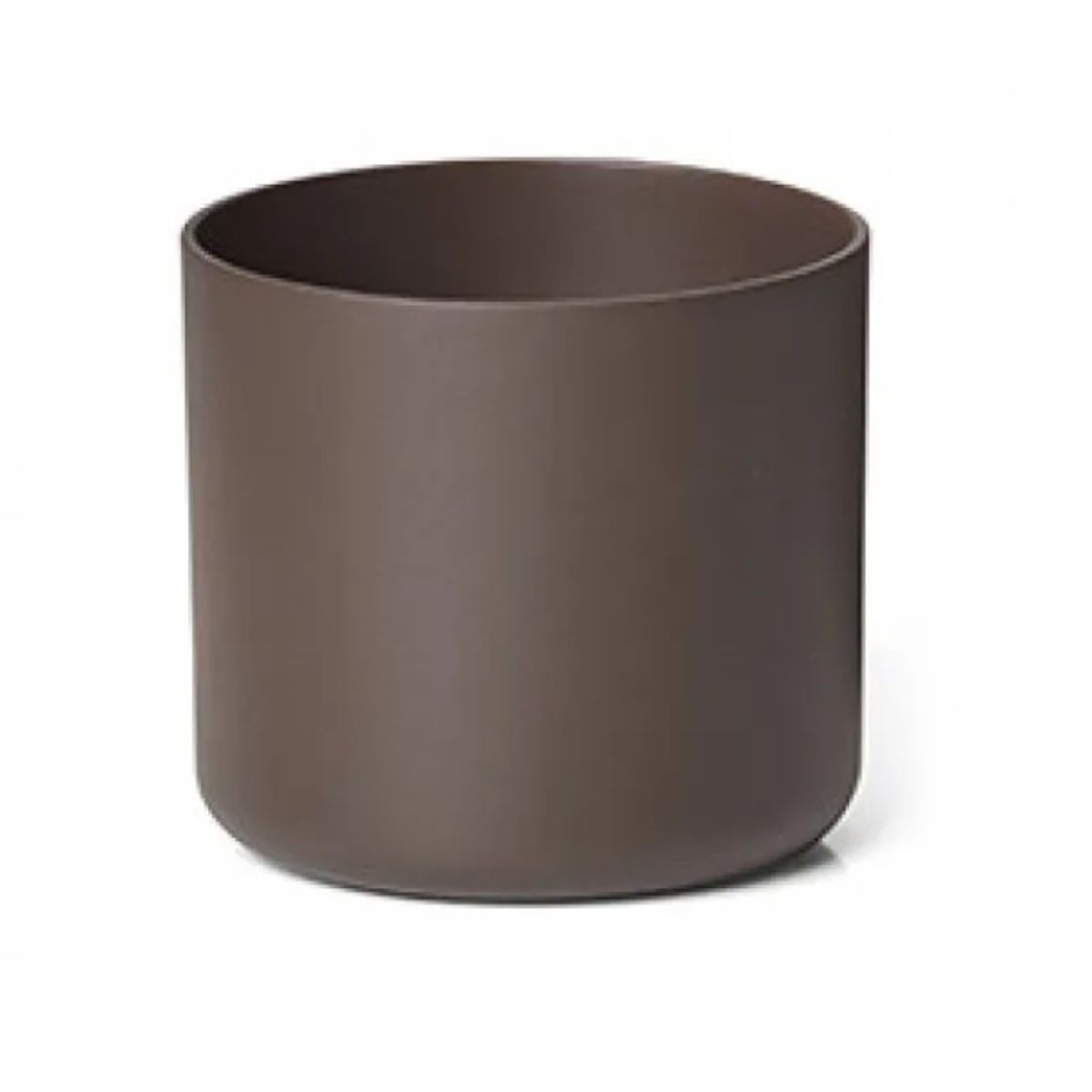 EURO3PLAST - Macetero de plástico reciclado11x10 cm color óxido