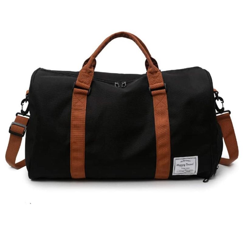 IMPORTCLICK - Bolso De Viaje Deporte Gimnasia 35L Negro