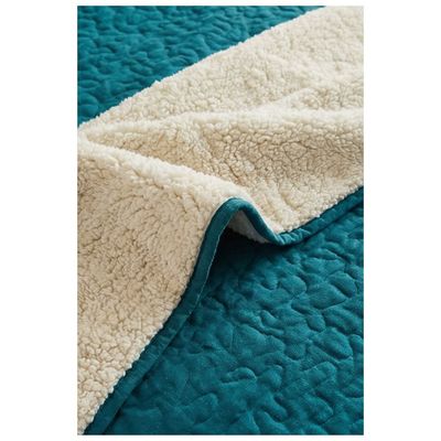 Imagen 2 del producto Cubrecama Sherpa King - Petróleo M920