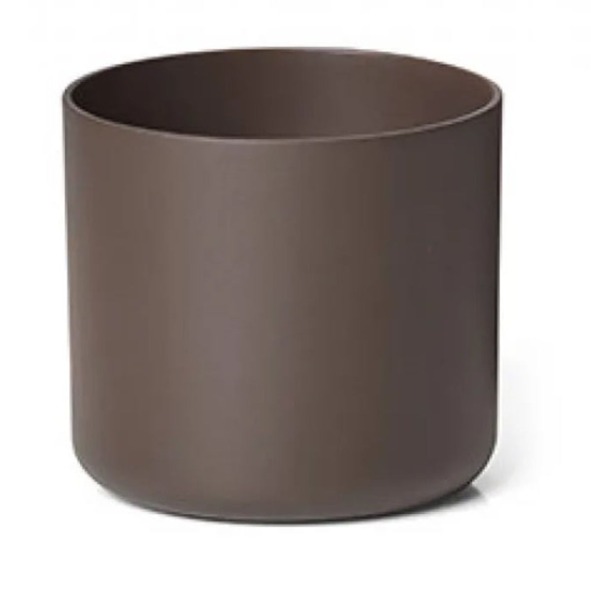 EURO3PLAST - Macetero de plástico reciclado13x12 cm color óxido