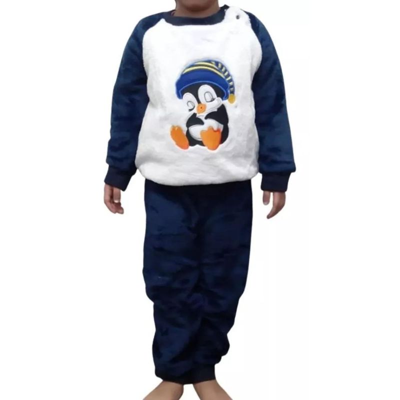 MPROPIA - Pijama Polar Invierno Grueso Calidad Premium Pinguino 909
