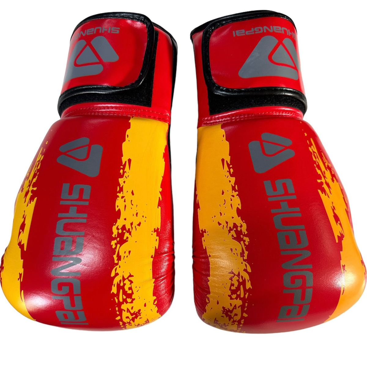 GENERICO - Guantes De Boxeo ROJO AMARILLO10 Oz