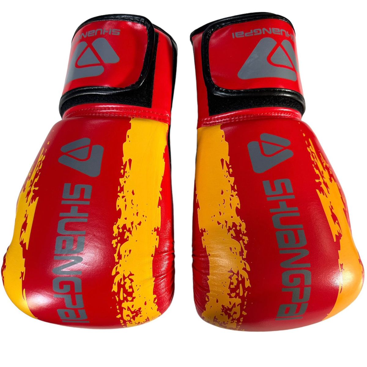 GENERICO - Guantes De Boxeo ROJO AMARILLO10 Oz