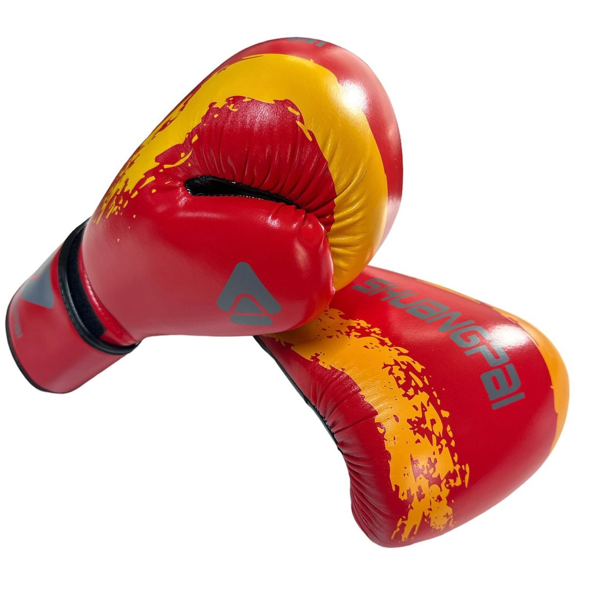 GENERICO - Guantes De Boxeo ROJO AMARILLO10 Oz