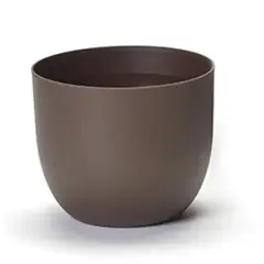 EURO3PLAST - Macetero de plástico reciclado 40x32 cm color óxido