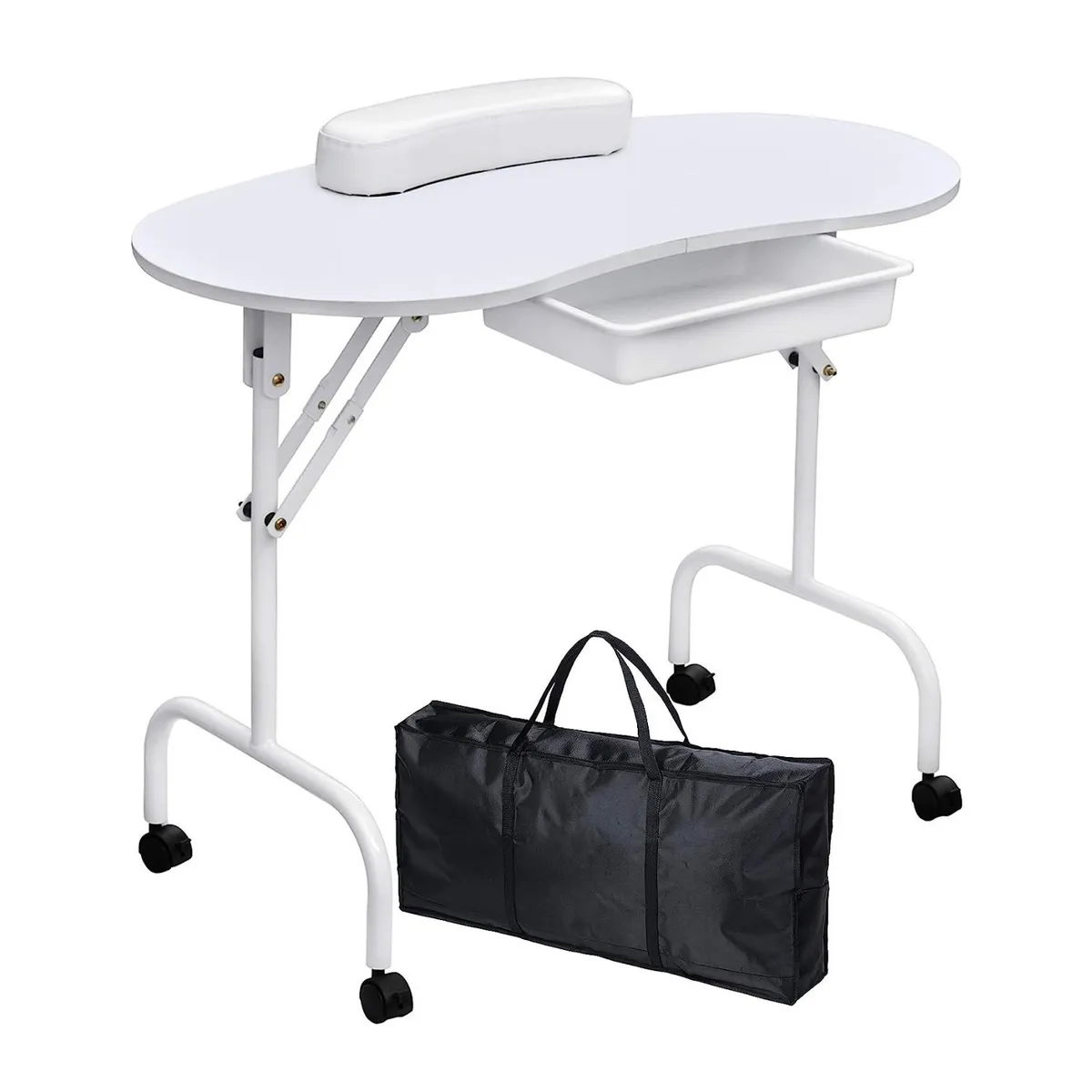 PROCHEF - Mesa de Manicure Plegable Portatil