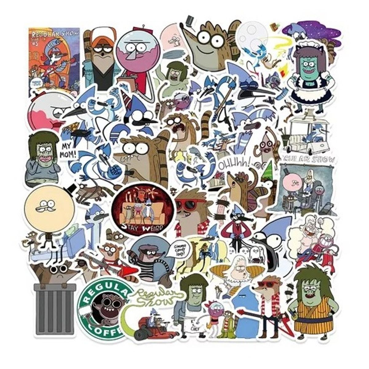 GARSIL - 50 Stickers De Un Show Más - Etiquetas Autoadhesivas