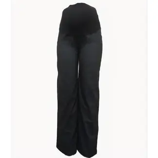 DMOM - Pantalon Maternal Palazzo color negro