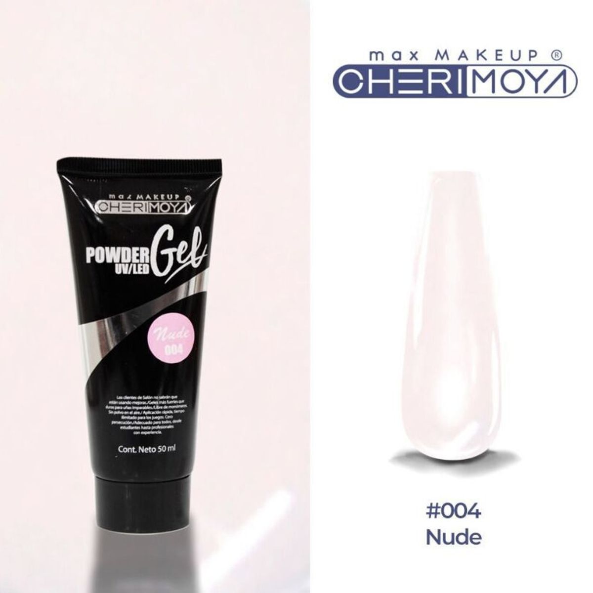 GENERICO - Polygel Manicure Marca Cherimoya 50ml Color # 004 Nude