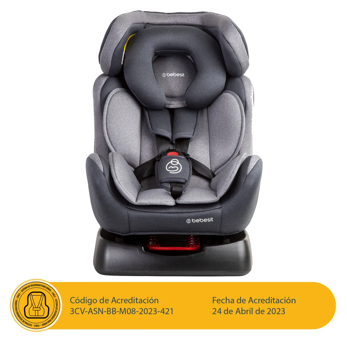 BEBESIT - Silla de Auto Orbit Lx Gris Bebesit