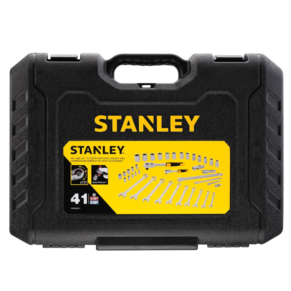 STANLEY - Set Mecánico 41 Piezas llaves y dados Stanley STMT82832-1