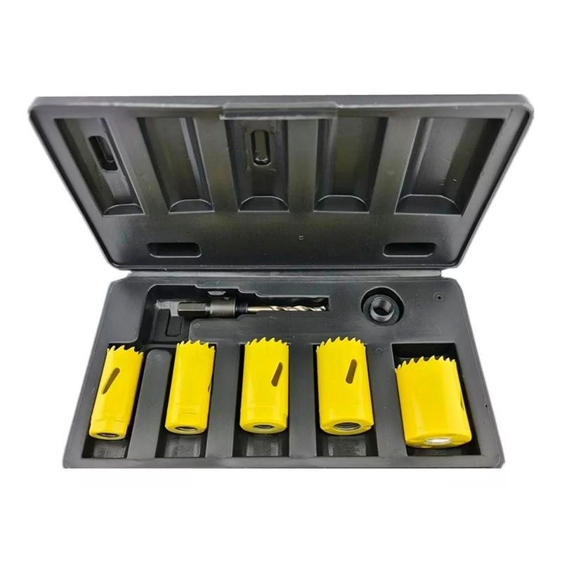 GENERICO - Set De Sierra Copa Bi-metal 7 Piezas Crownman Sccm2117