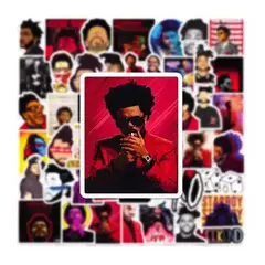 GENERICO - 50 Stickers De The Weeknd - Etiquetas Autoadhesivas