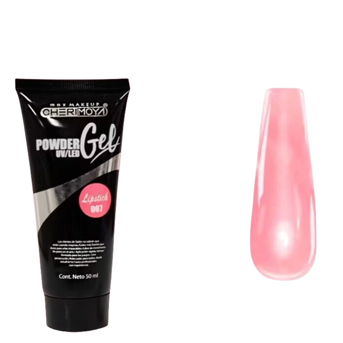 GENERICO - Polygel Manicure Marca Cherimoya 50ml Color # 007 Lipsick