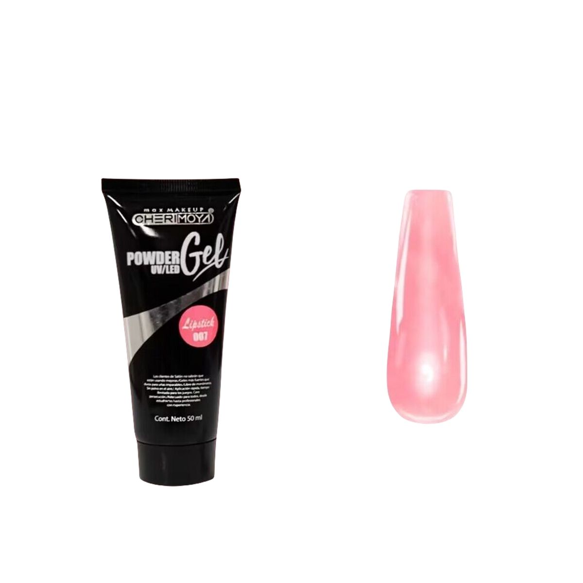 GENERICO - Polygel Manicure Marca Cherimoya 50ml Color # 007 Lipsick