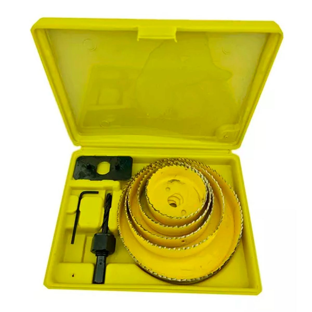 GENERICO - Juego Hoja Broca Sierra Copa Para Madera 8 Piezas Crownman