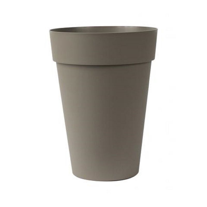 EURO3PLAST - Macetero de plástico 27x36 cm color Toupe