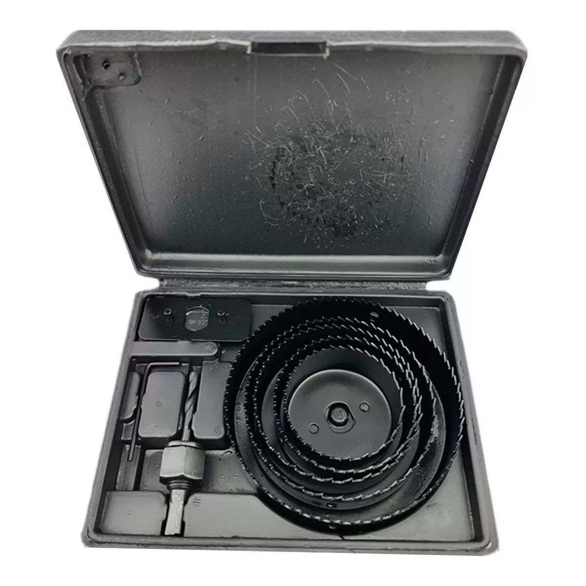 GENERICO - Juego Hoja Broca Sierra Copa Para Madera 8 Piezas Asaki