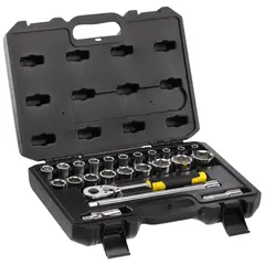 STANLEY - Juego de dados 24 piezas 1/2" STMT82830-1