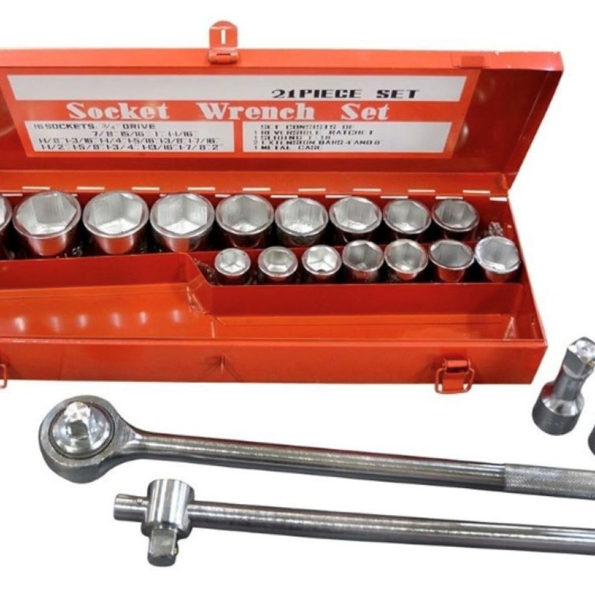 GENERICO - Juego de Dados Hexagonales 21 piezas cuadrante 3/4"