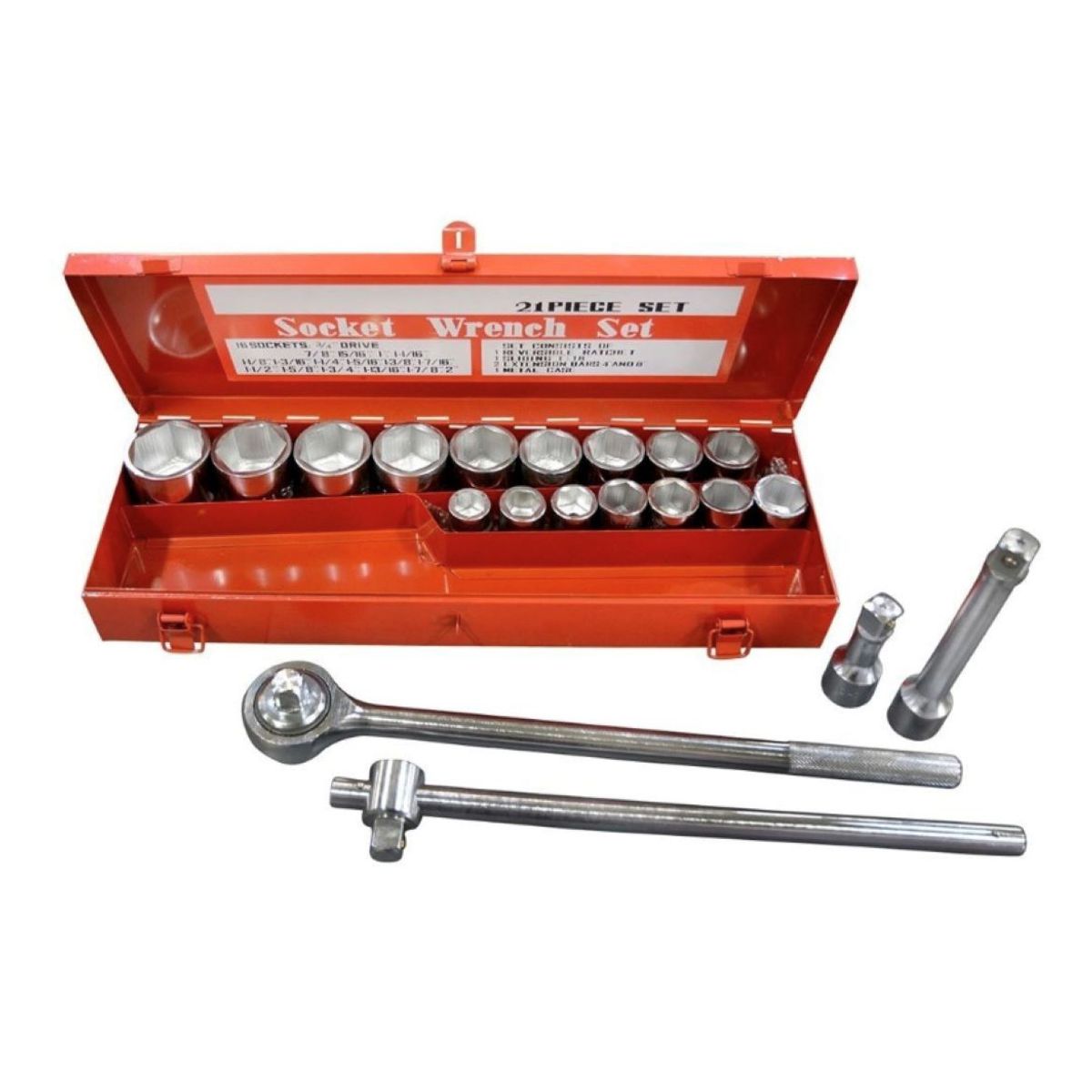 GENERICO - Juego de Dados Hexagonales 21 piezas cuadrante 3/4"