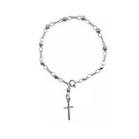 Pulsera Rosario Mujer Plata Italiana 925
