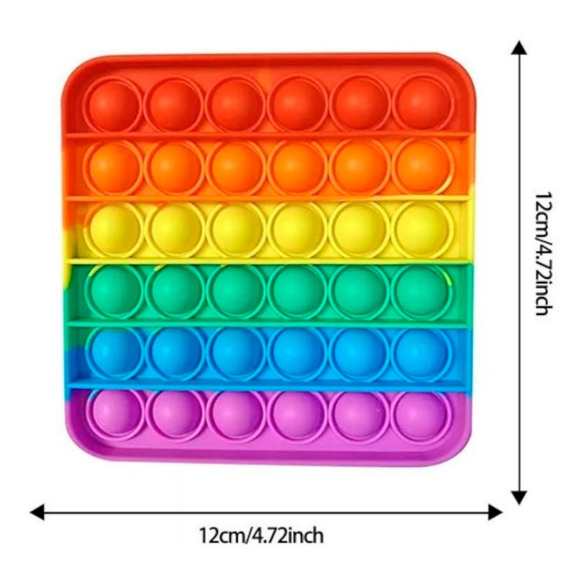 GENERICO - Pack X3 Popit Fidget Juguete Sensorial Antiestress
