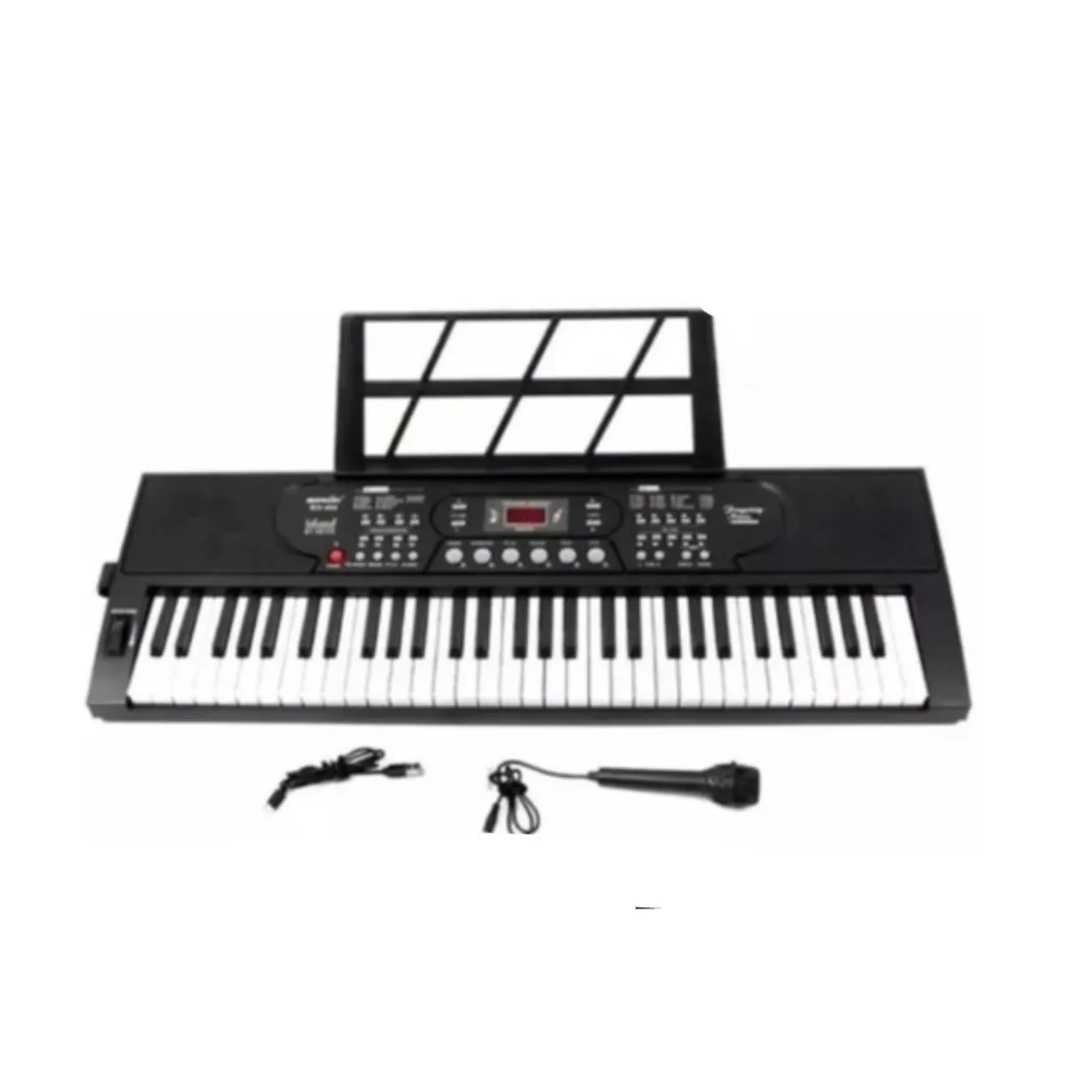 GENERICO - Teclado 61 Teclas Piano Mls 6639 Teclado Musical.