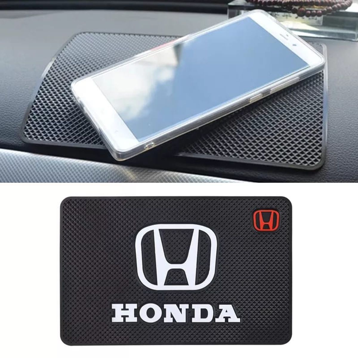GENERICO - Alfombrilla antideslizante Goma honda tablero20cmx13cm