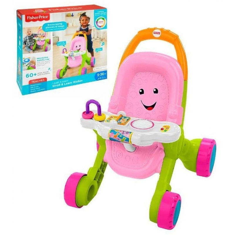 MATTEL - MATTEL FWV85 FISHER PRICE RIE Y APRENDE CARRIOLA CAMINA