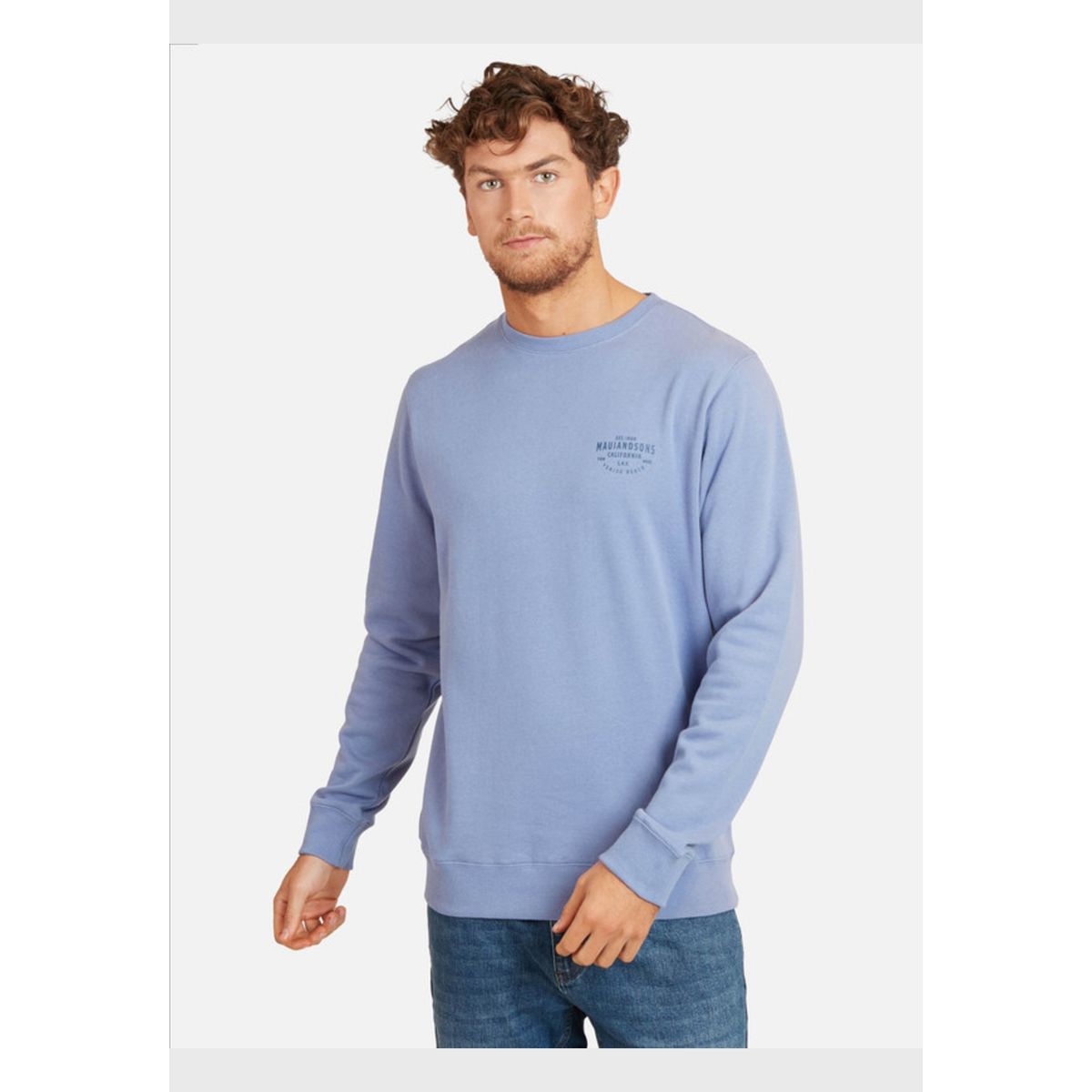 MAUI AND SONS - Poleron Venice Beach Hombre Morado