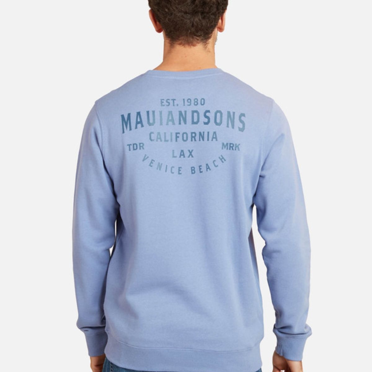 MAUI AND SONS - Poleron Venice Beach Hombre Morado