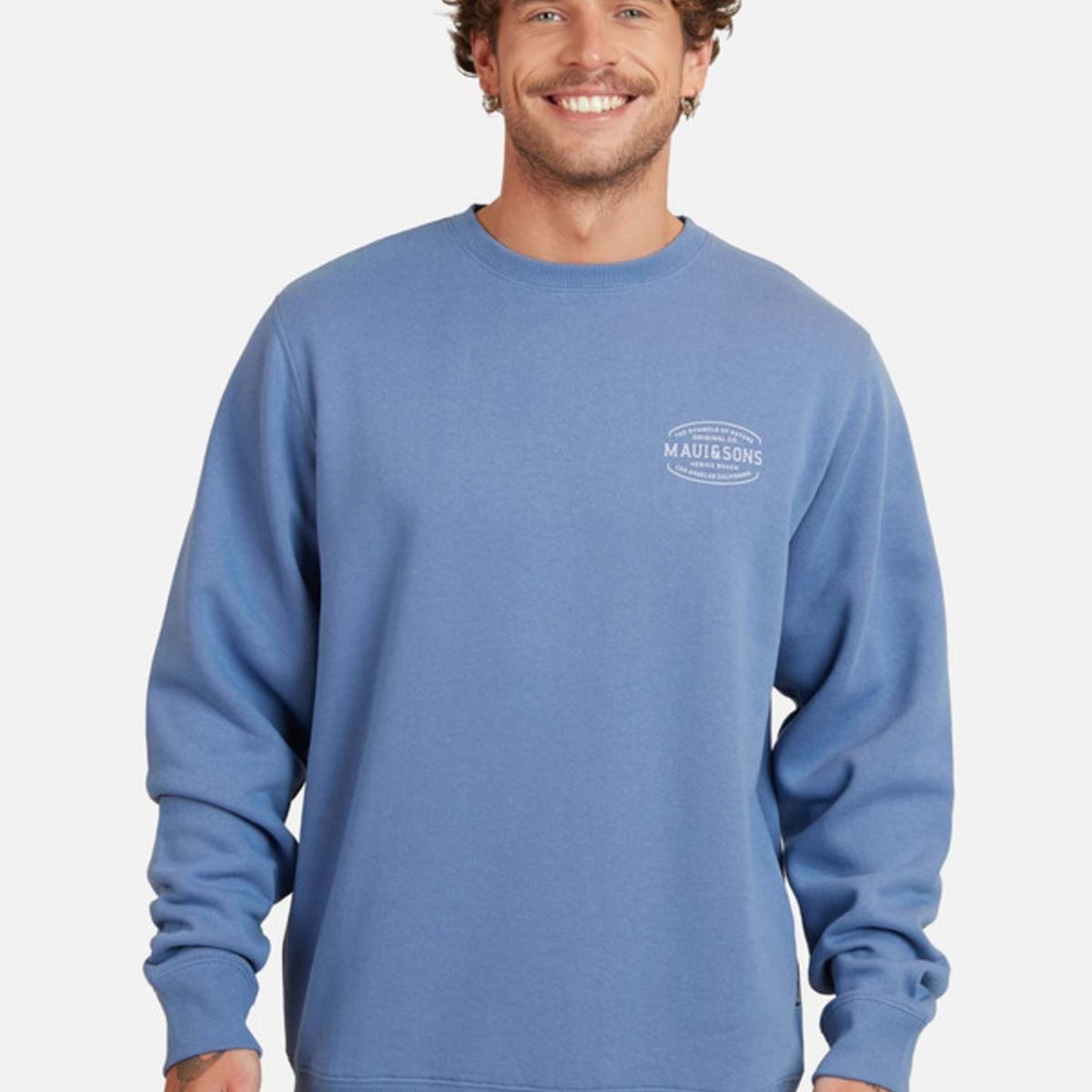 MAUI AND SONS - Poleron Original Co. Hombre Morado