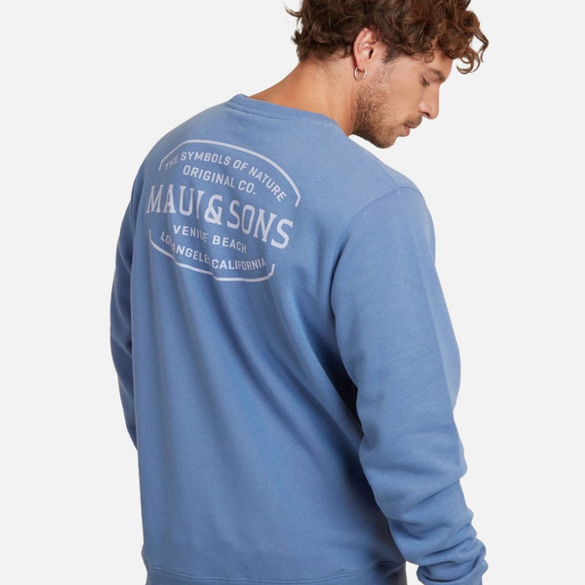 MAUI AND SONS - Poleron Original Co. Hombre Morado