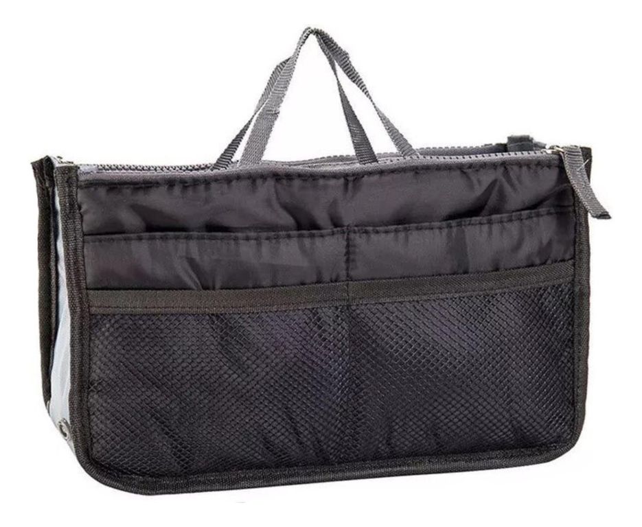 Organizador de Carteras Bolsos Viaje Multiuso 28x16.5 cm Negro TALLA UNICA